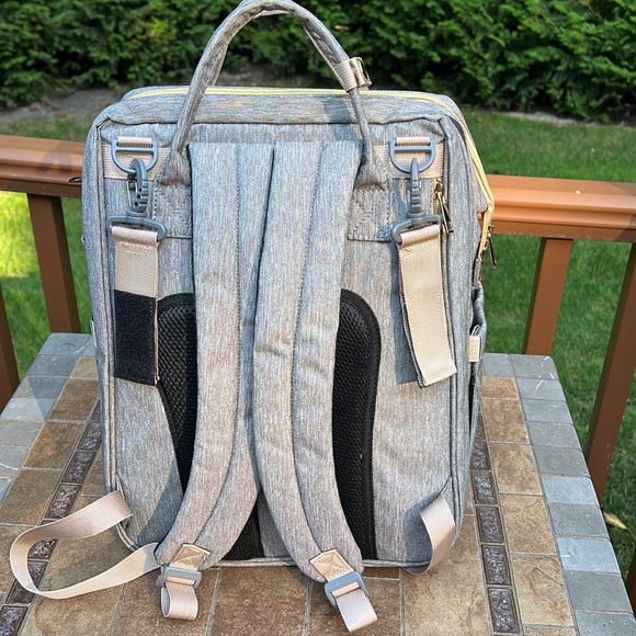 New WOWTINA Baby Bag Backpack Changing Station. Newborn must have in Grey - Picture 2 of 11